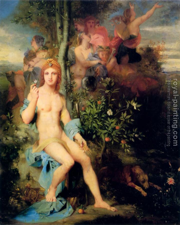 Gustave Moreau : Apollo and the Nine Muses